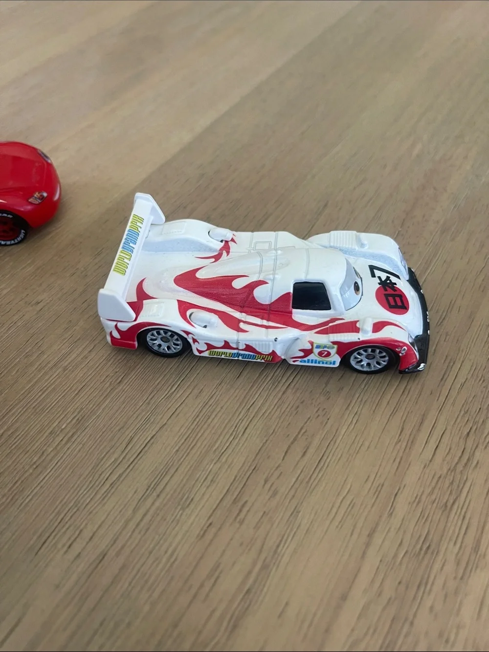 Disney Pixar Cars Lightening McQueen & Shu Todoroki Mattel Loose Grand Prix
